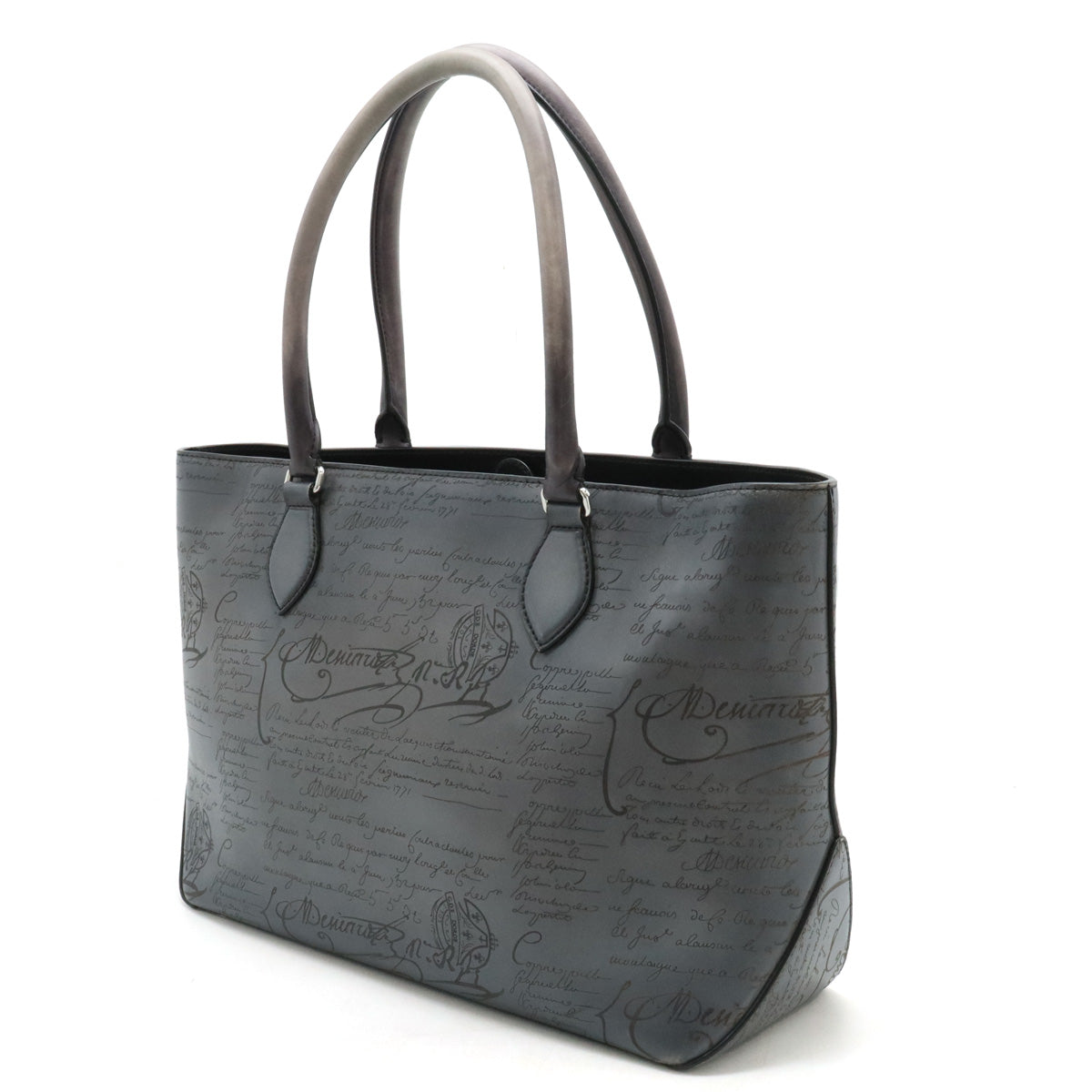 Berluti Venetian Leather Toujours Calligraphy Tote Bag