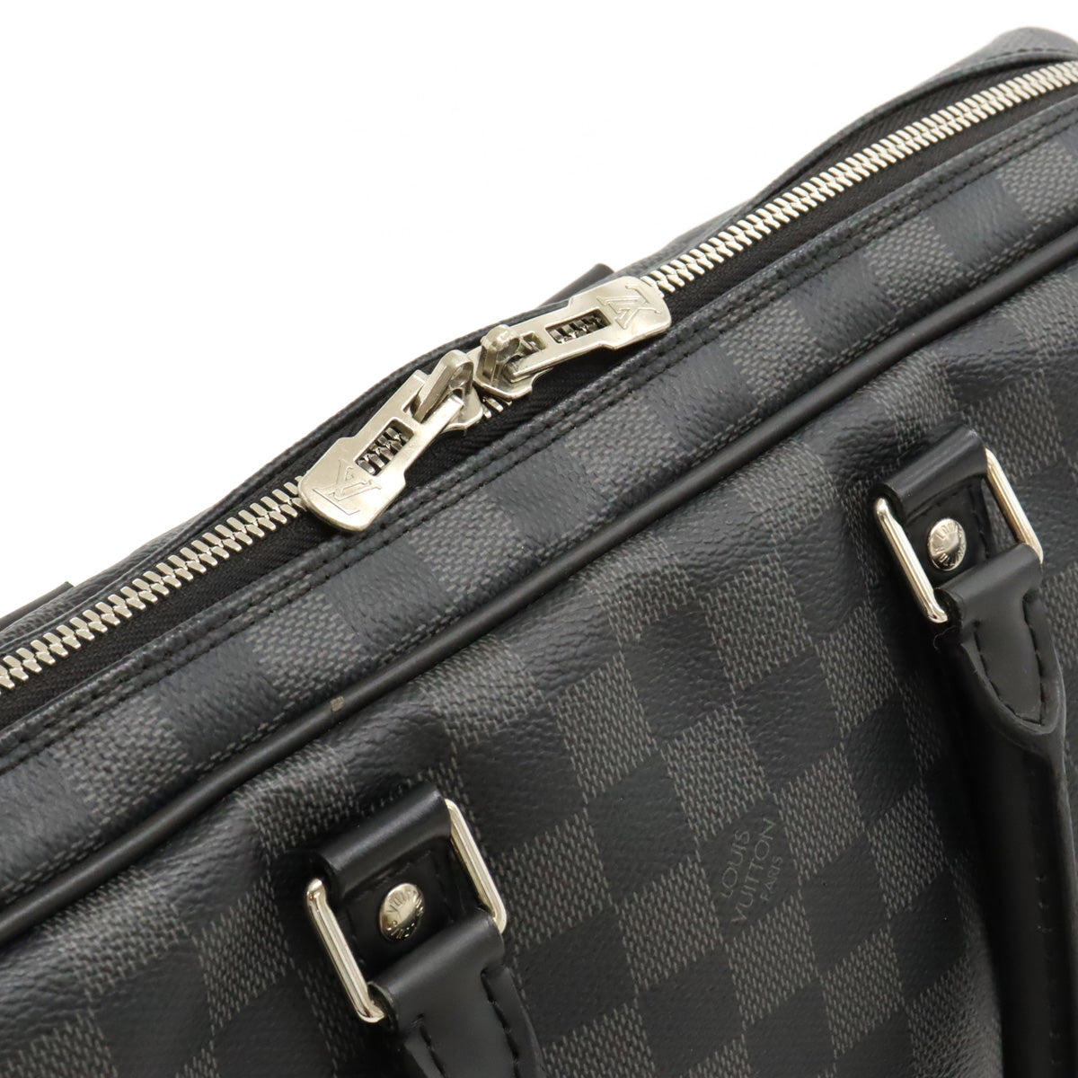 Louis Vuitton Damier Graphite Business Bag Briefcase N41478 in Very Good Condition