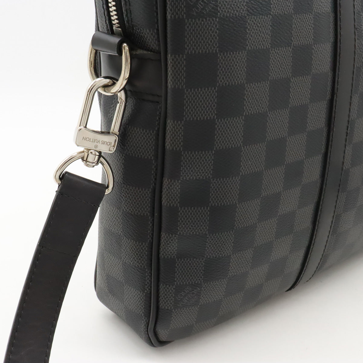 Louis Vuitton Damier Graphite Business Bag Briefcase N41478 in Very Good Condition