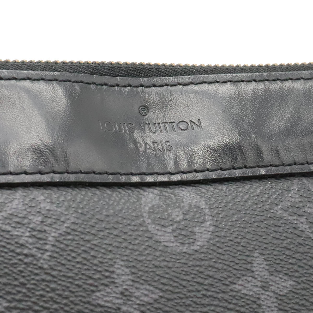 Louis Vuitton Monogram Eclipse Pochette Discovery Clutch M62291