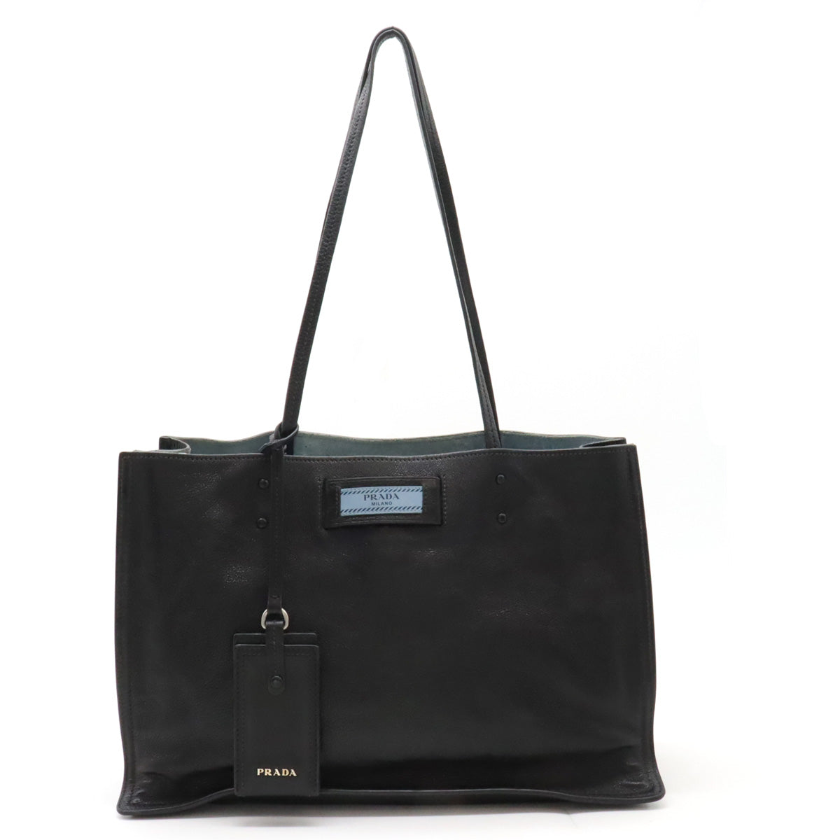 Prada Leather Etiquette Tote Bag 1BG122