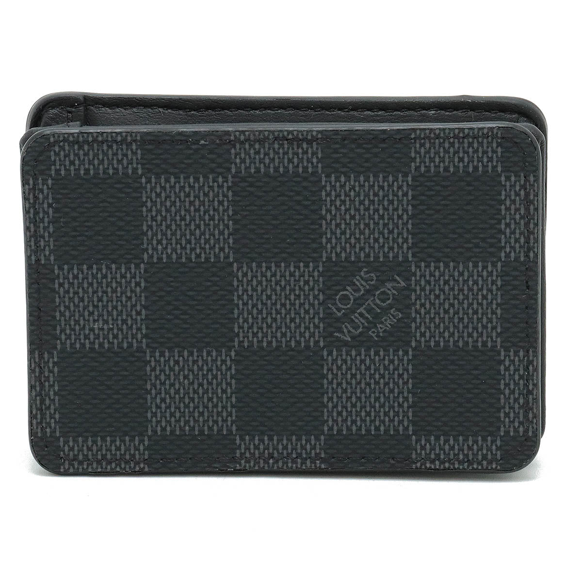 Louis Vuitton Damier Graphite Coin Purse N60367 in Very Good Condition