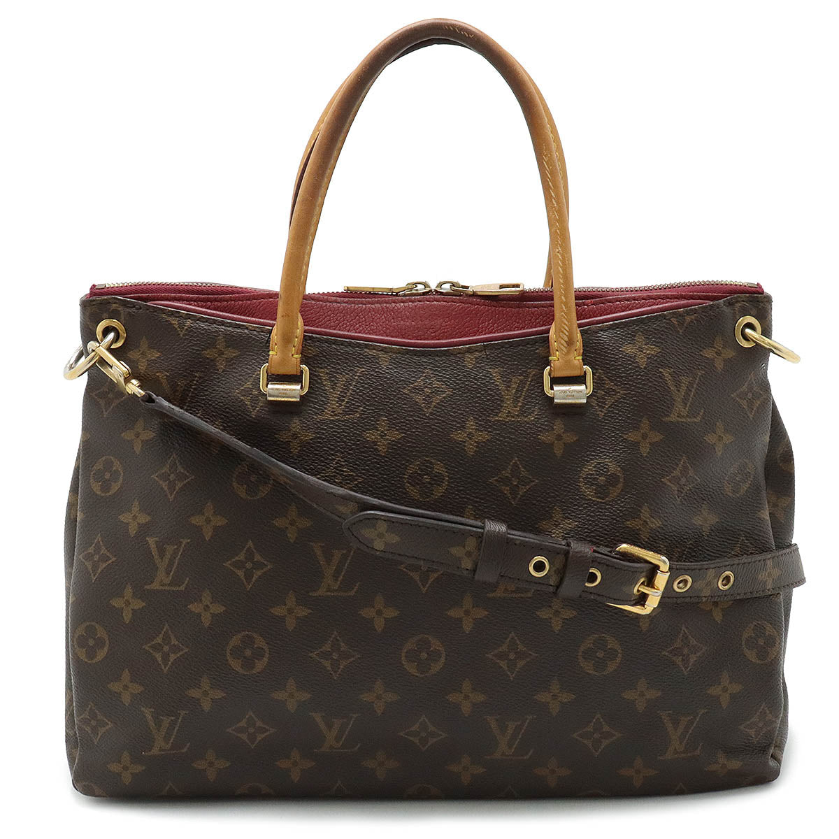 Louis Vuitton Monogram Pallas Handbag Tote M40906