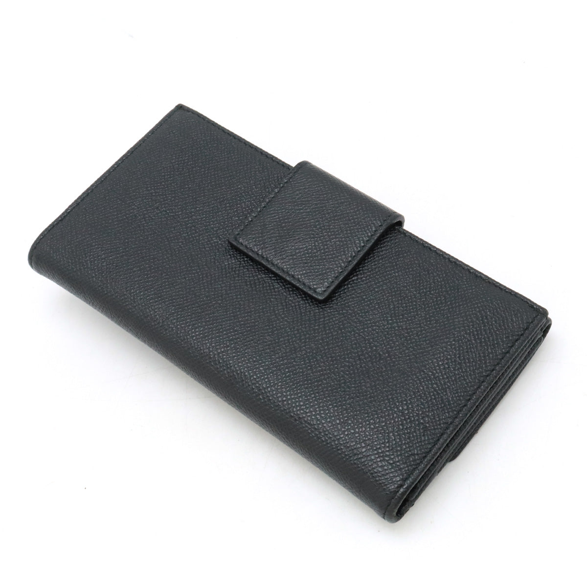 Bvlgari Leather Wallet Logo Clip Double Hook 30416 in Good Condition