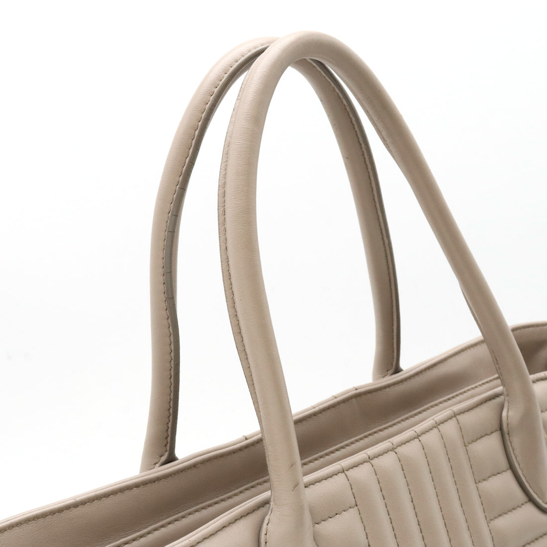 Prada Diagram Leather Tote Bag 1BA195