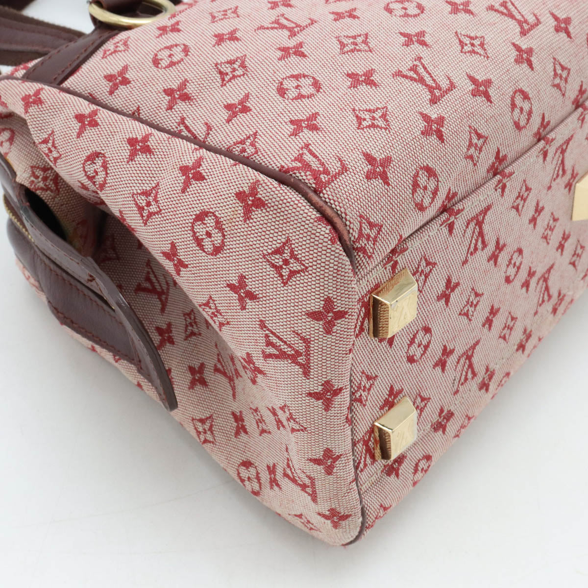 Louis Vuitton Monogram Mini Josephine PM 2-Way Handbag Canvas Leather M92216 in Very Good Condition