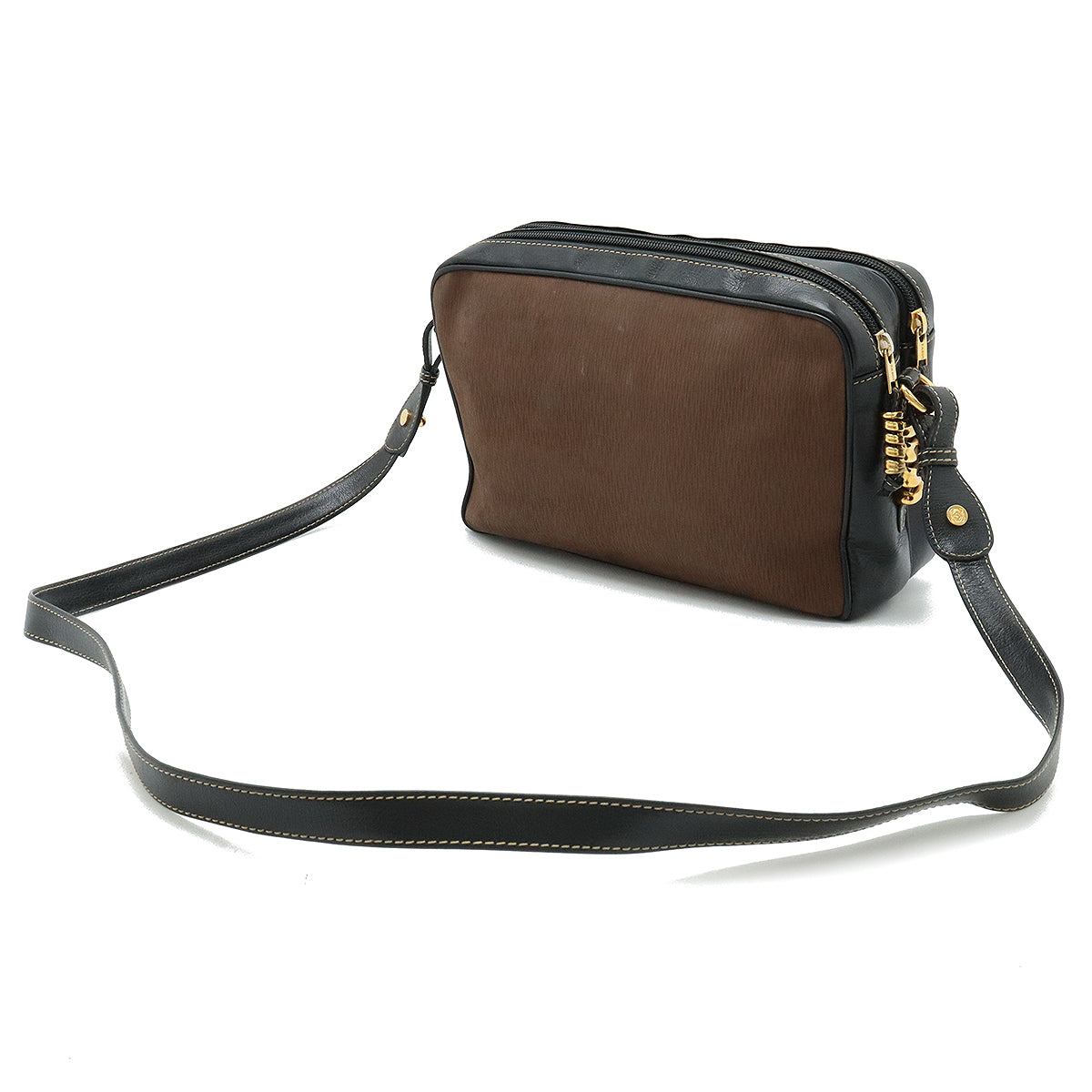 Loewe Leather/Nubuck Velazquez Shoulder Bag Pochette