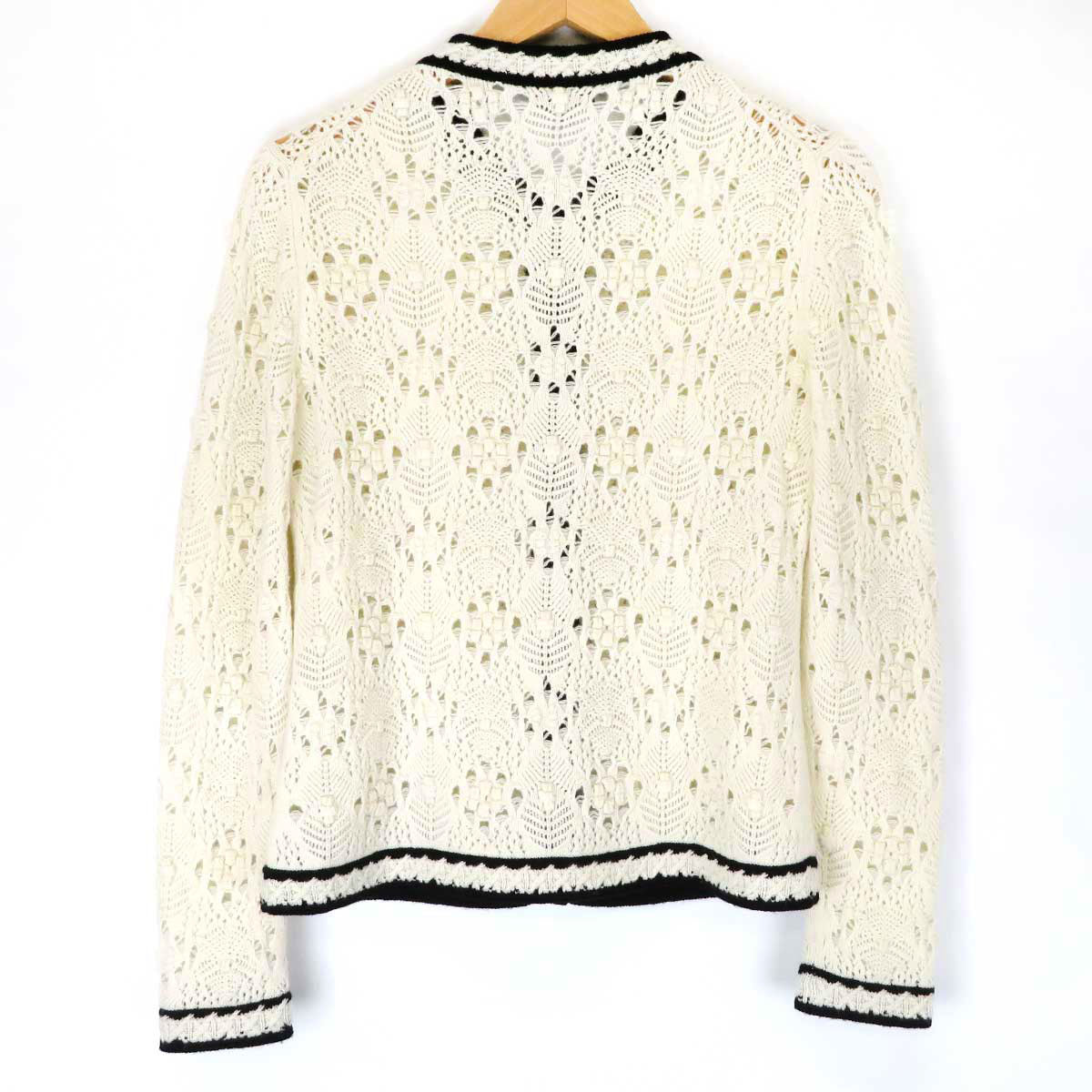 Chanel Cashmere Knit Cardigan Ivory