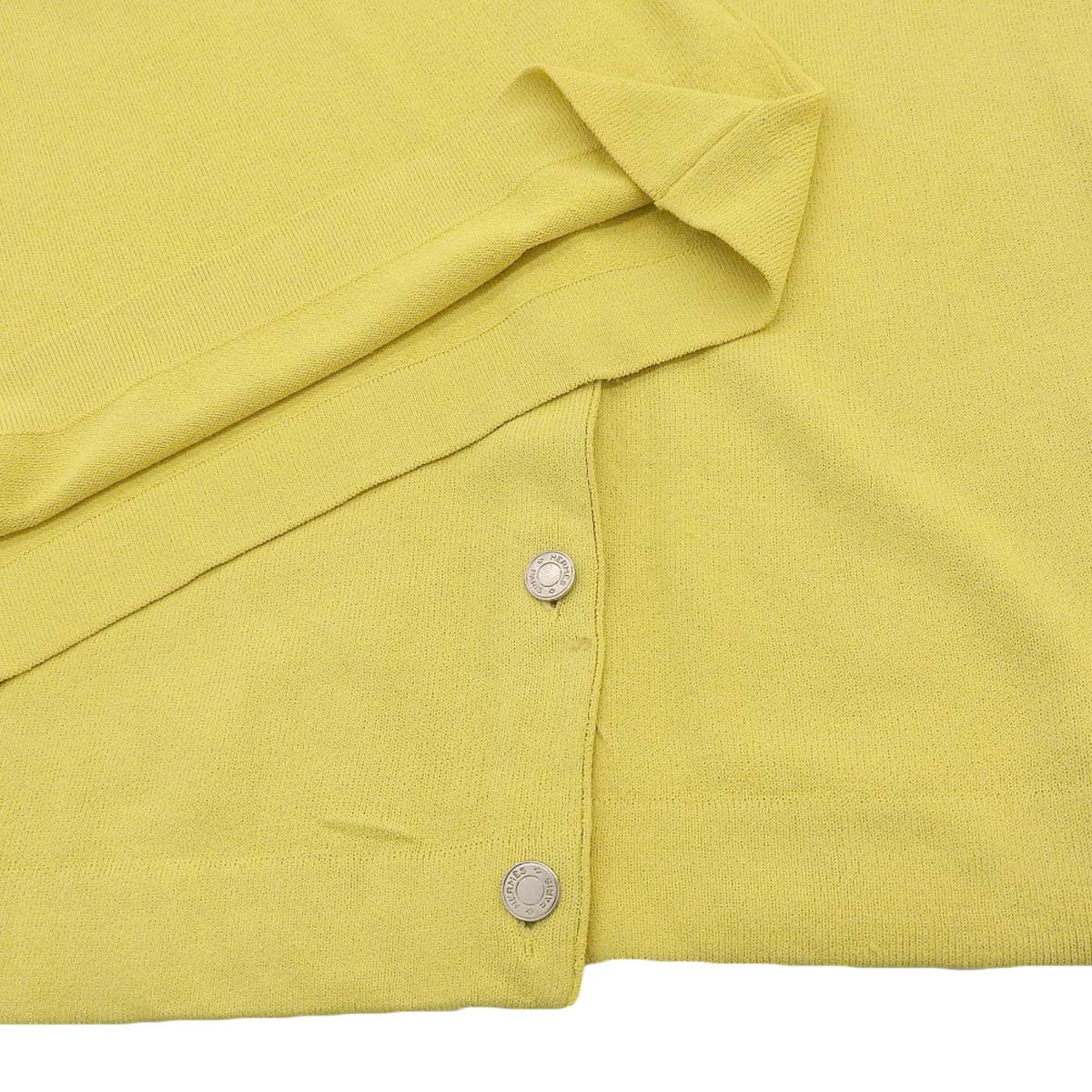 Hermes Ensemble Knit Jacket Yellow