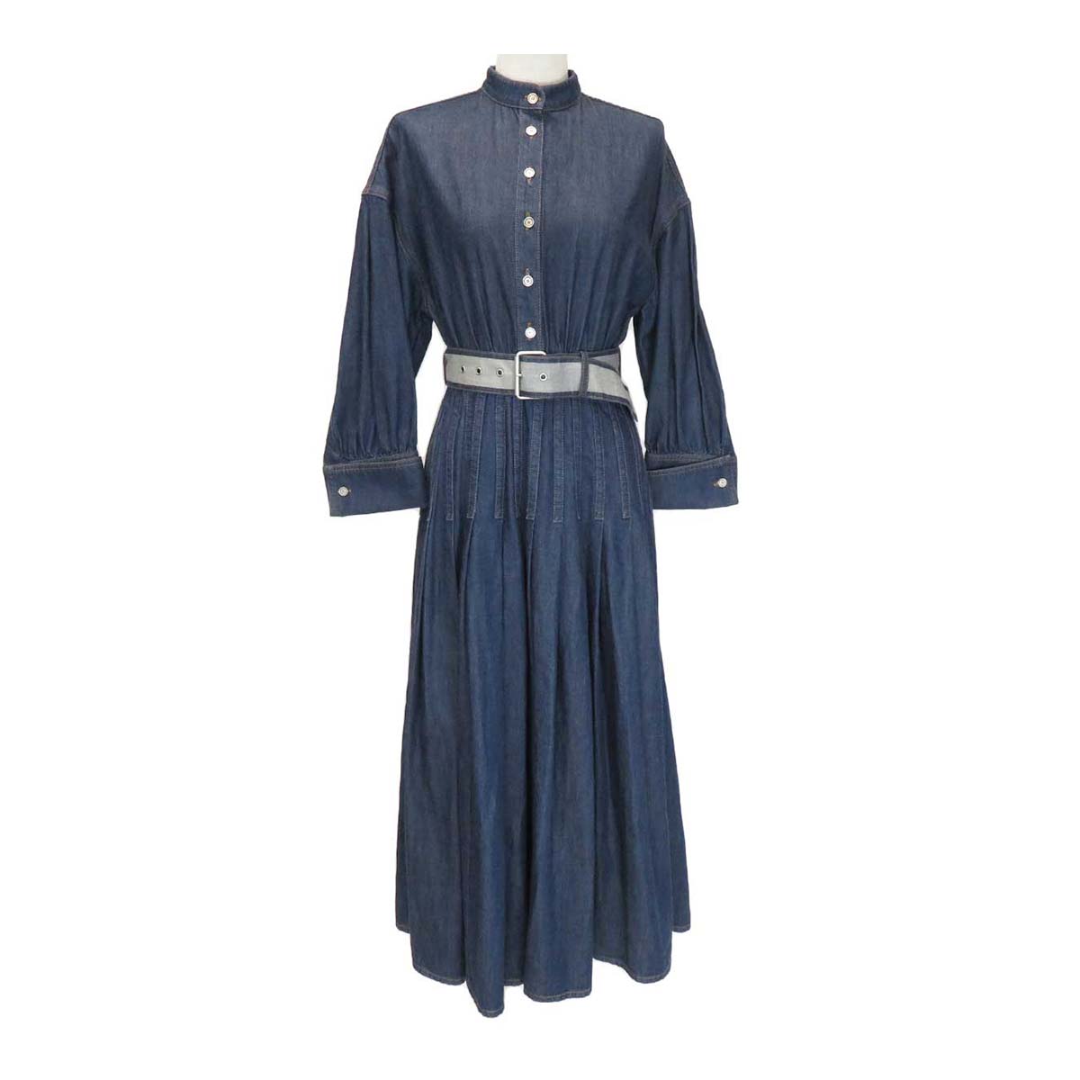 Dior Denim Long Dress 342R22A3517