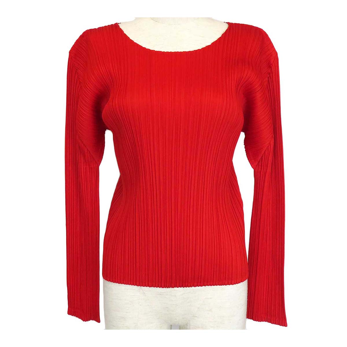 Pleats Please Long Sleeve Top PP41-JK147 Red