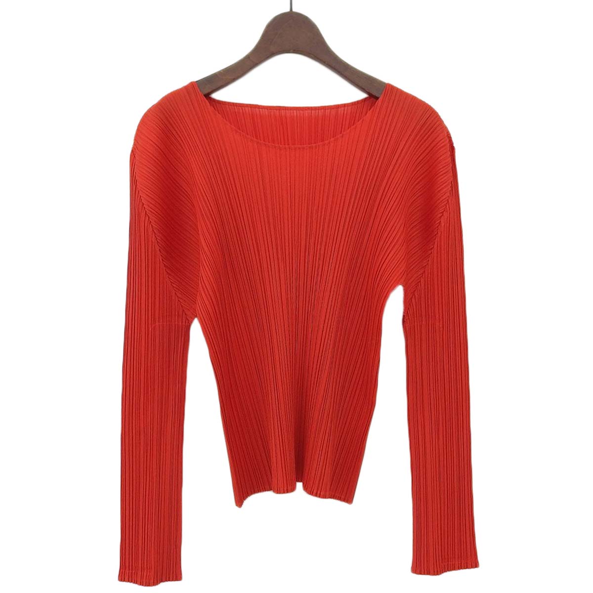 Pleats Please Long Sleeve Top PP41-JK147 Red