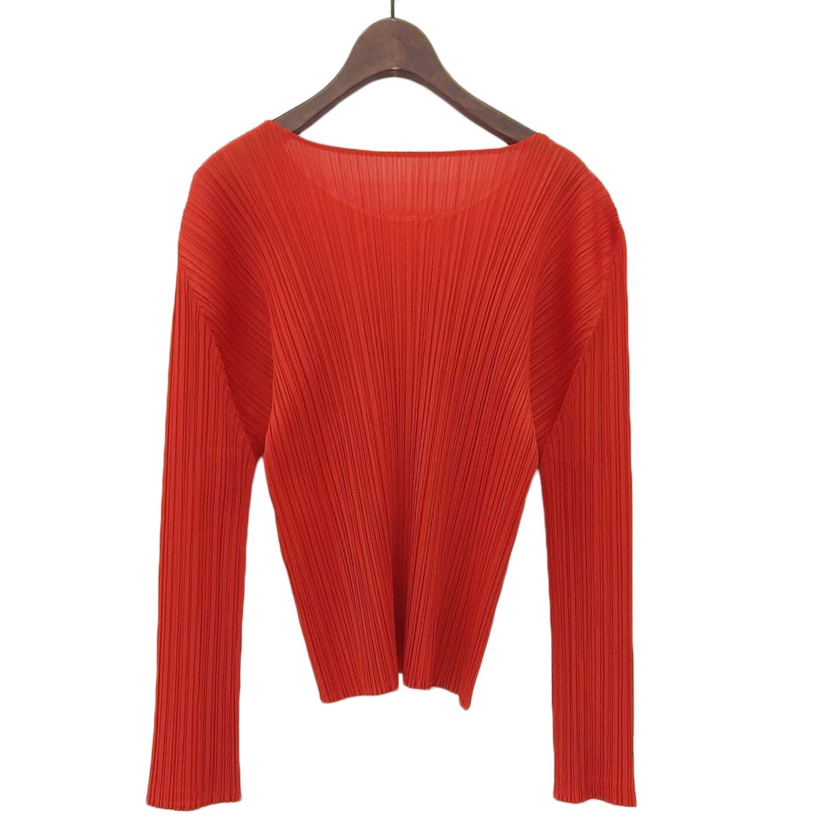 Pleats Please Long Sleeve Top PP41-JK147 Red