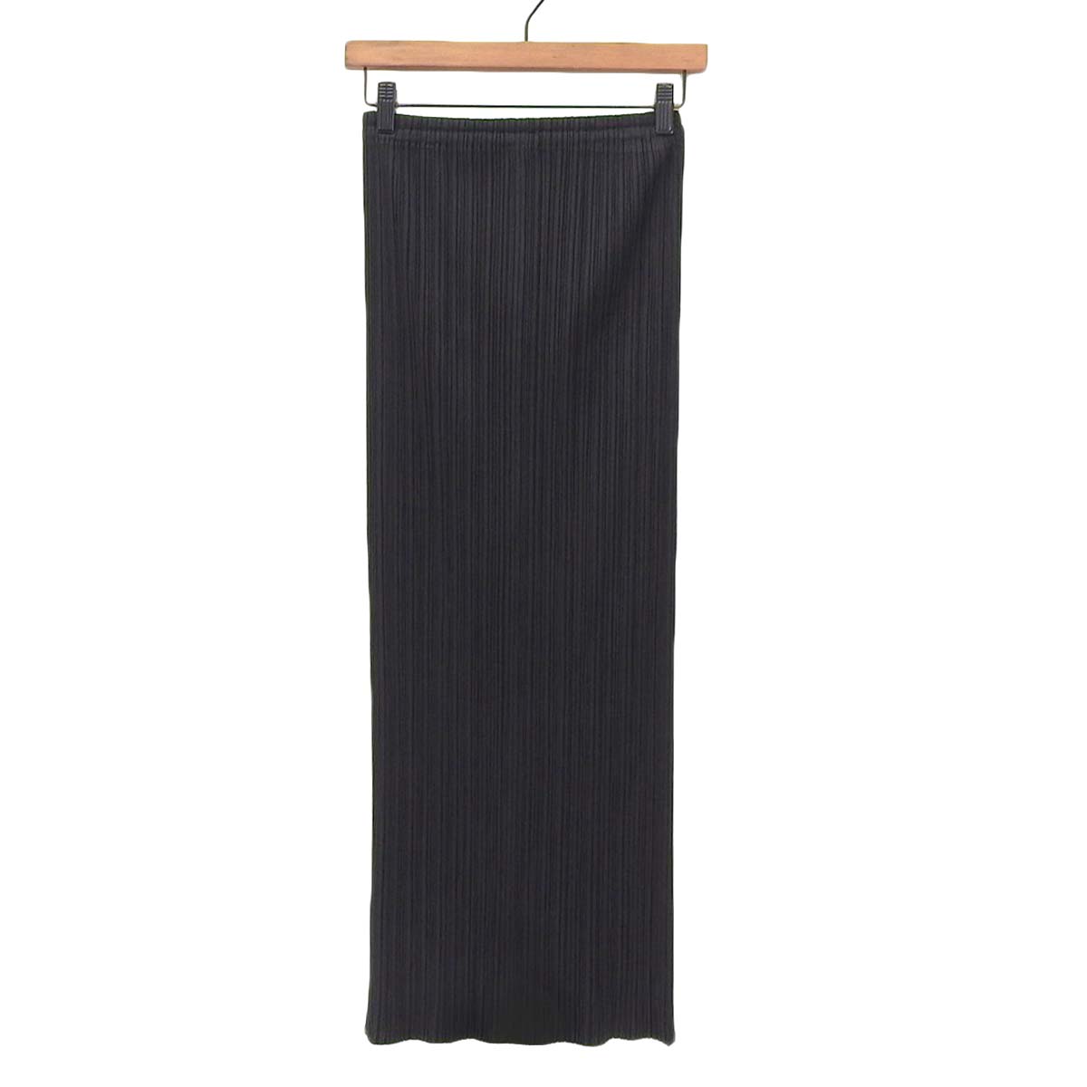 Pleats Please Long Skirt Black PP04-JG370