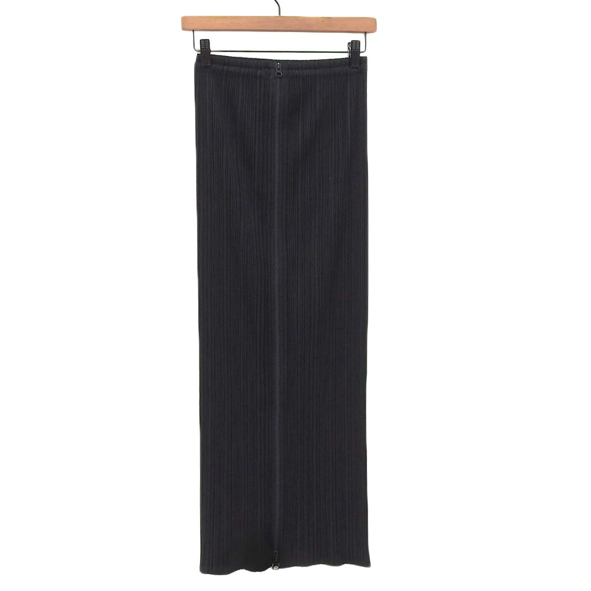 Pleats Please Long Skirt Black PP04-JG370