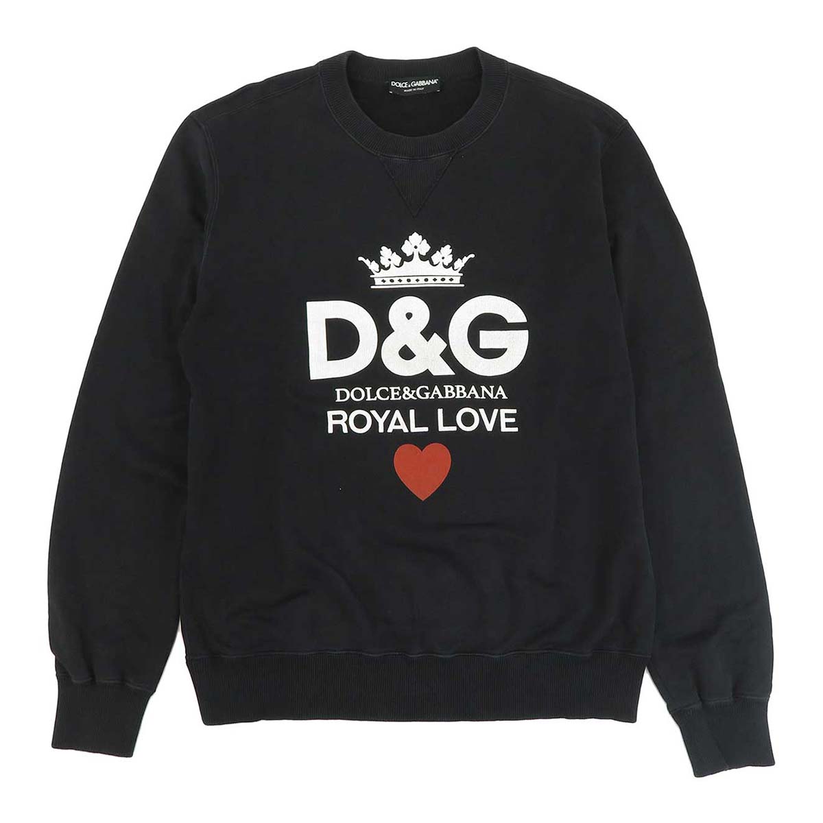 Dolce & Gabbana Cotton Sweatshirt Black