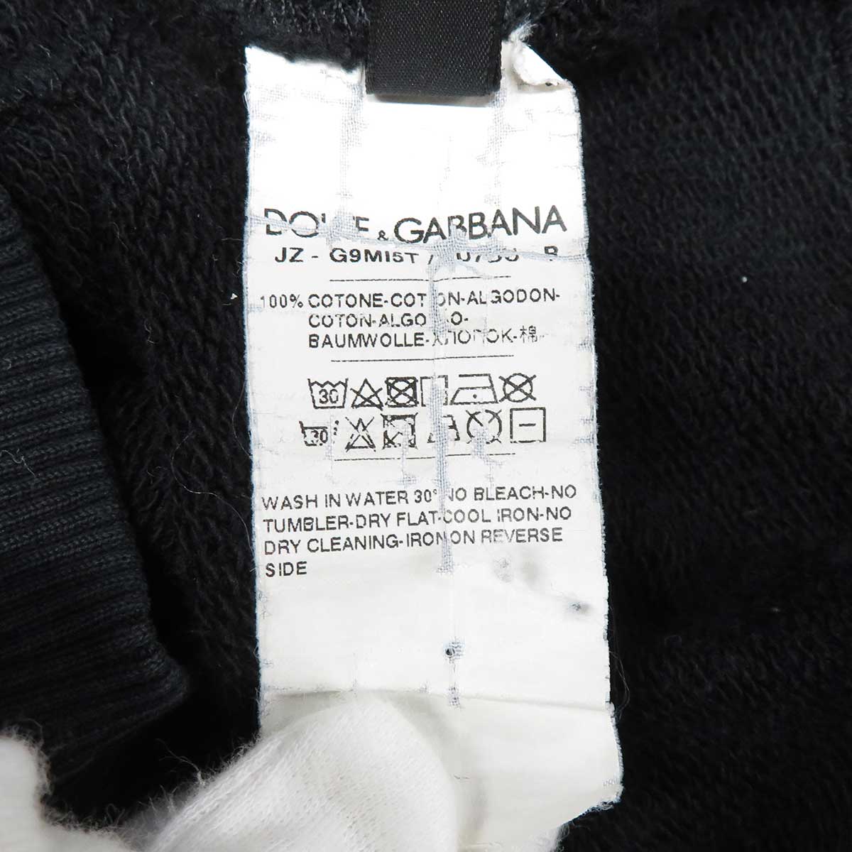 Dolce & Gabbana Cotton Sweatshirt Black