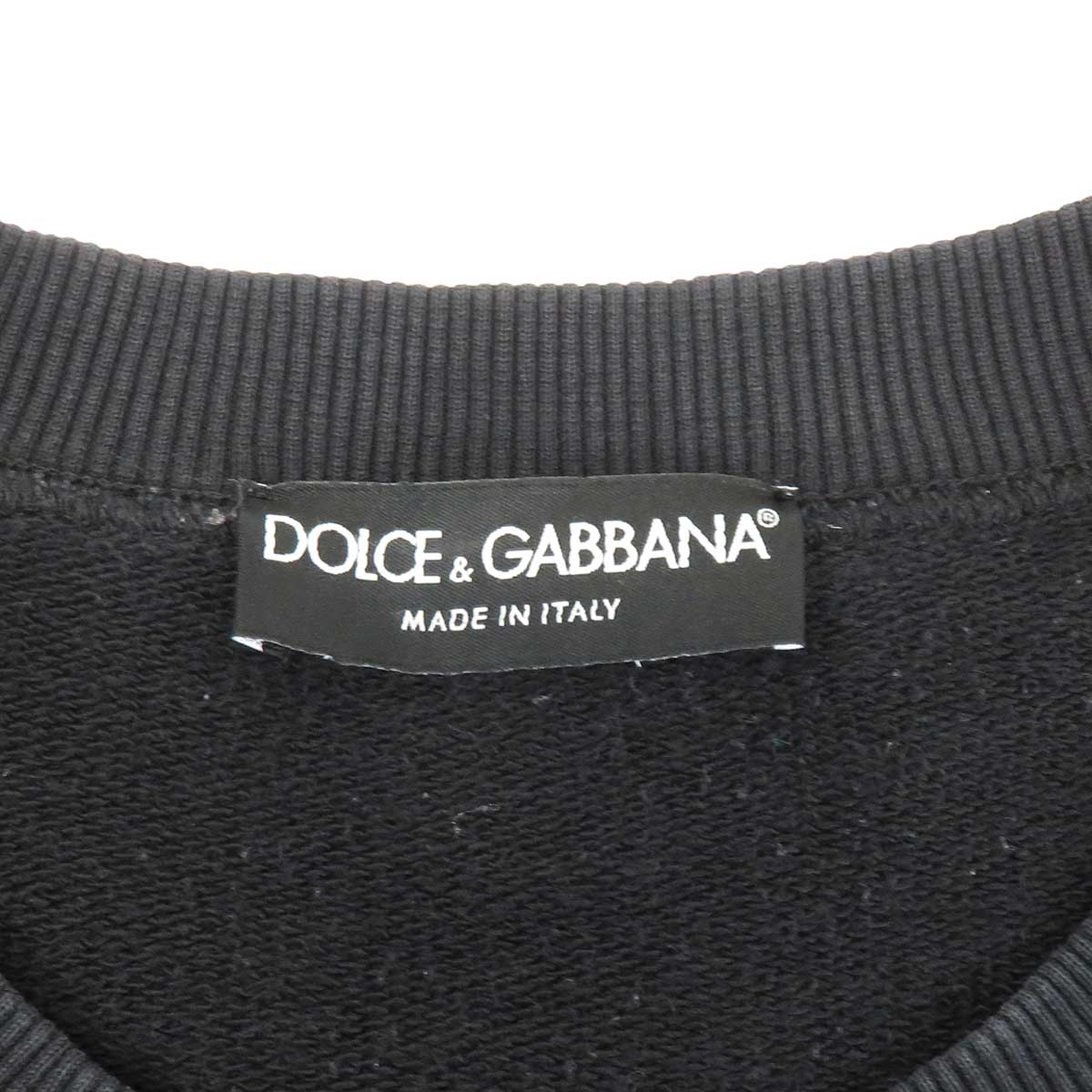 Dolce & Gabbana Cotton Sweatshirt Black