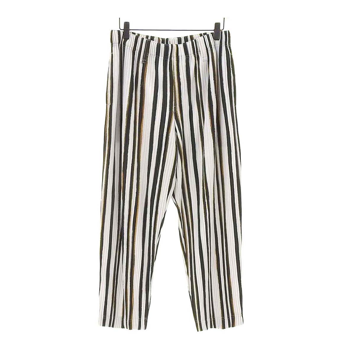 Omme Plisse Stripe Pleated Balloon Pants