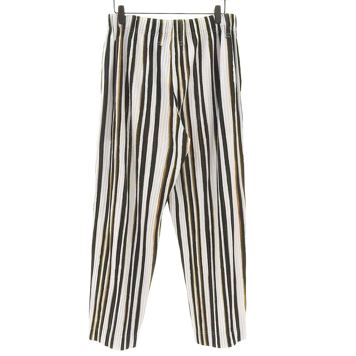 Omme Plisse Stripe Pleated Balloon Pants