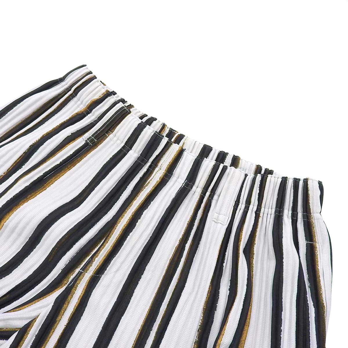 Omme Plisse Stripe Pleated Balloon Pants