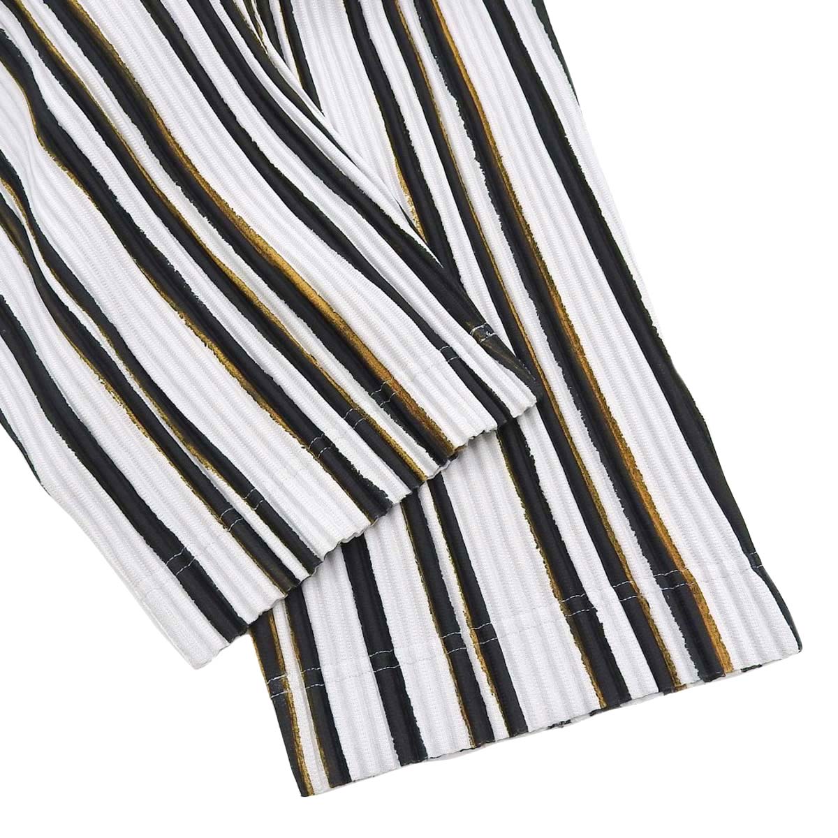 Omme Plisse Stripe Pleated Balloon Pants