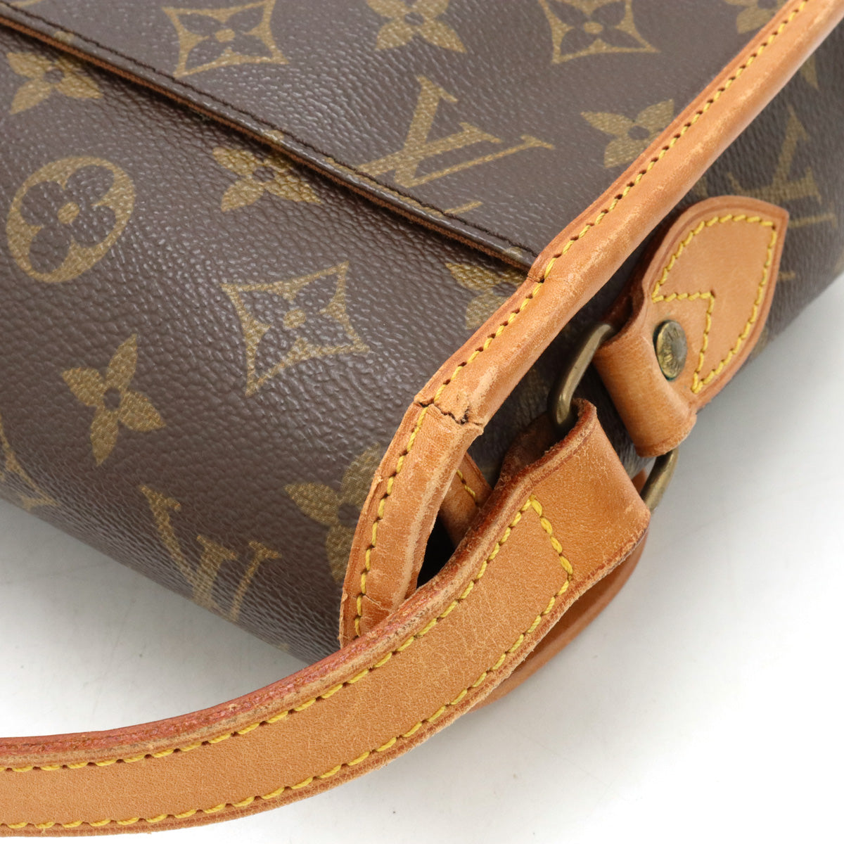 Louis Vuitton Monogram Gibeciere MM Shoulder Bag M42247 in Good Condition