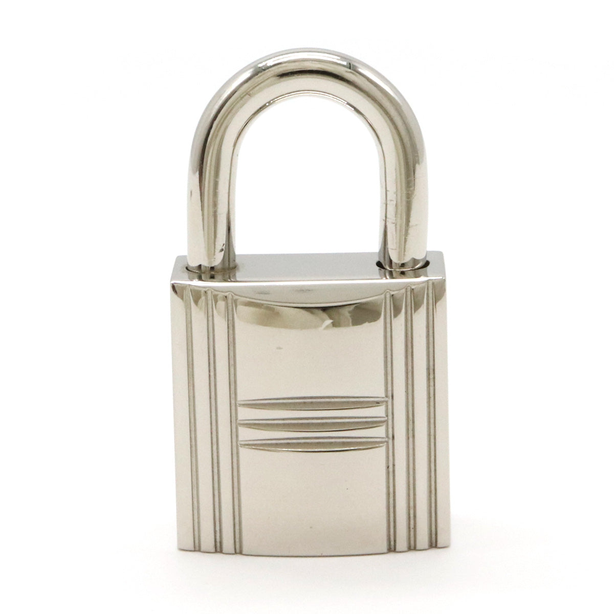 Hermes Metal Cadena Padlock with Key in Pristine Condition