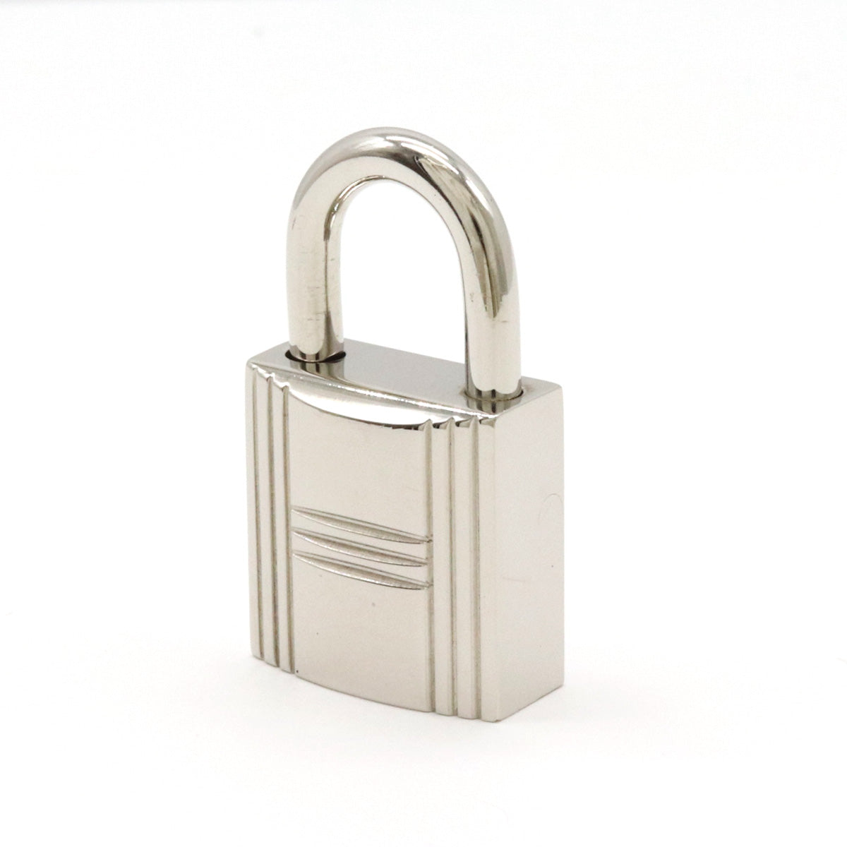 Hermes Metal Cadena Padlock with Key in Pristine Condition