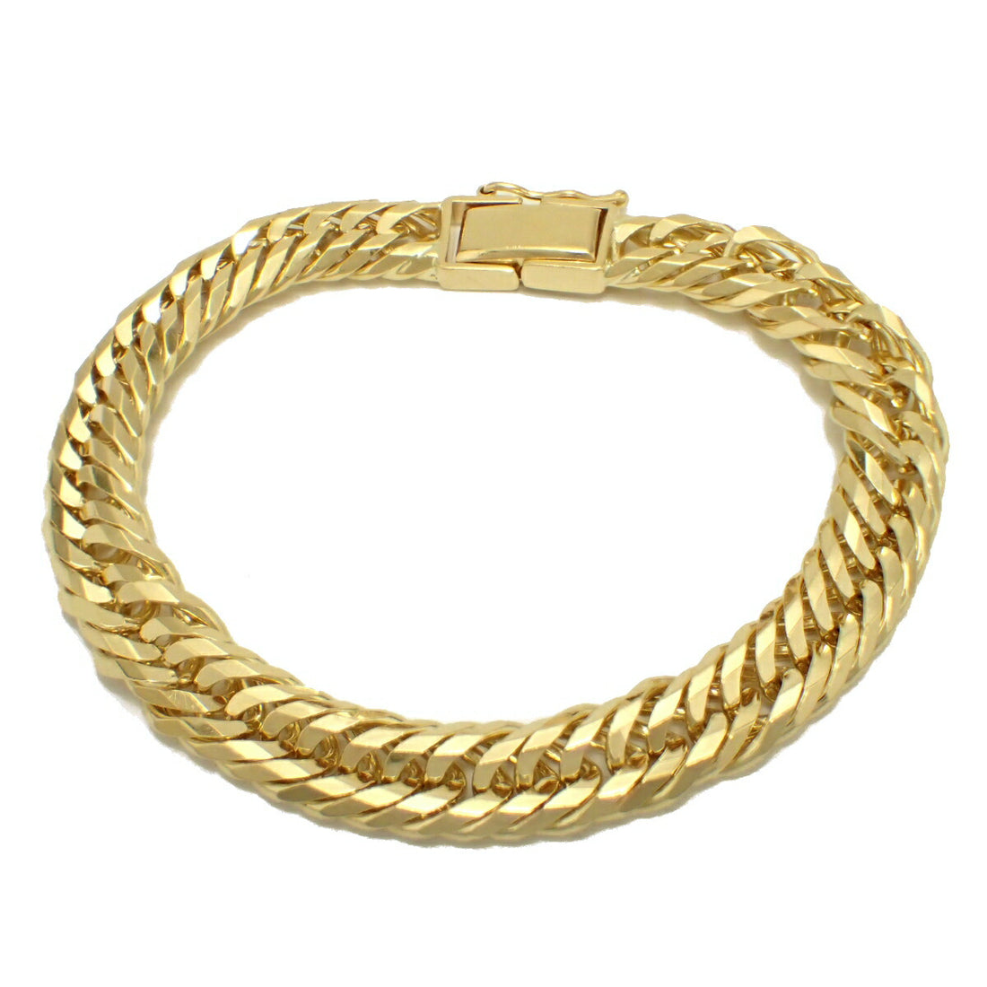 K18 YG KIHEI Gold Bracelet 18cm 30g