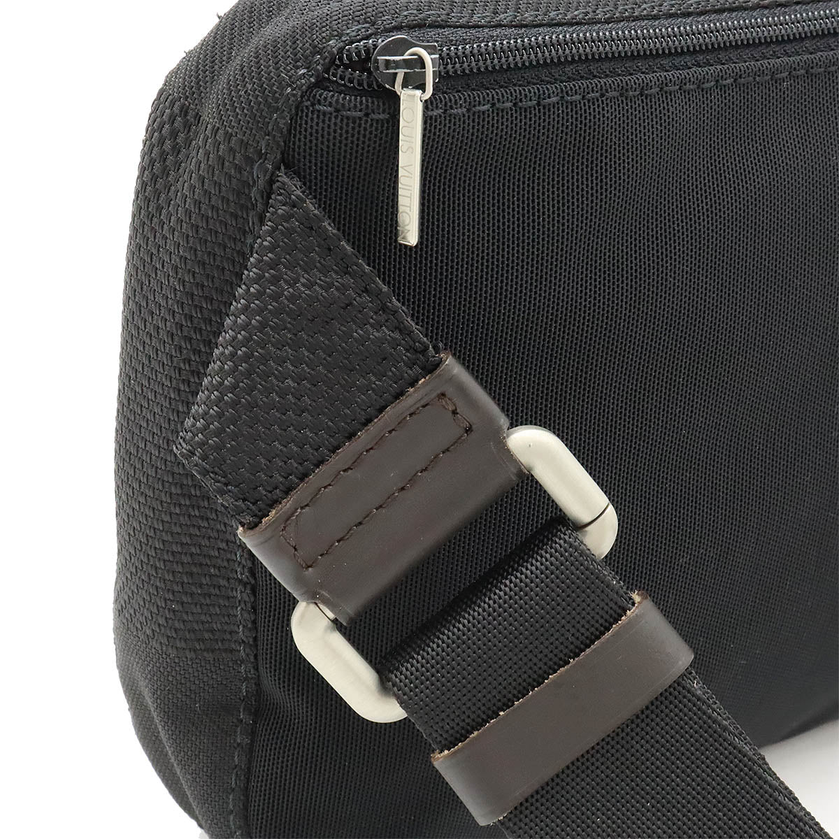 Louis Vuitton Damier Geant Arcy Waist Bag Black in Very Good Condition