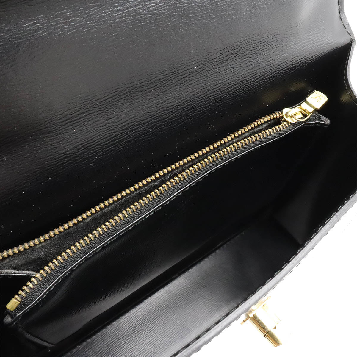 Louis Vuitton Epi Leather Malletier Handbag Black in Great Condition