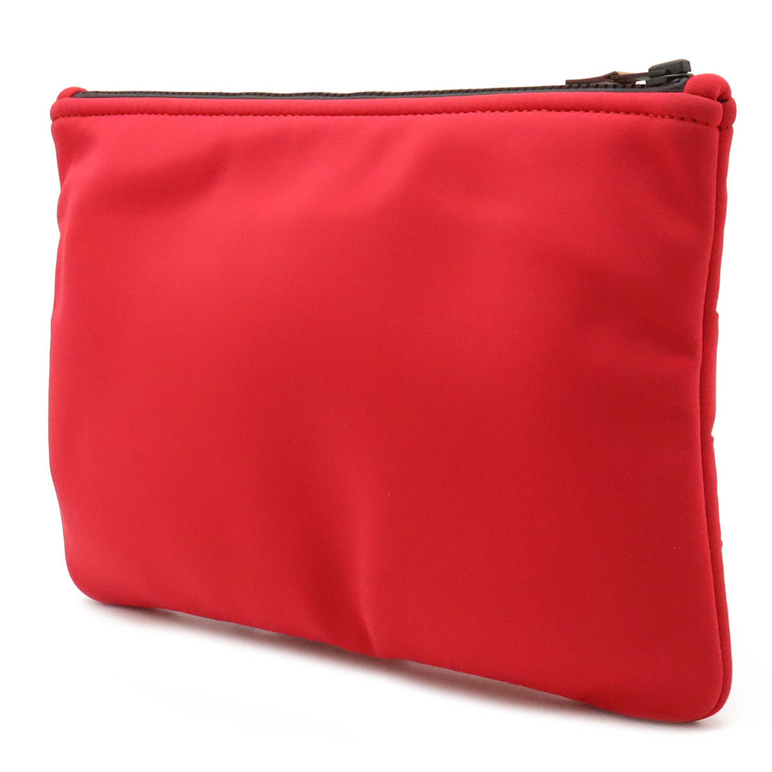 Hermes Neobain Multi Pouch Clutch Bag Polyamide Elastane Leather Red