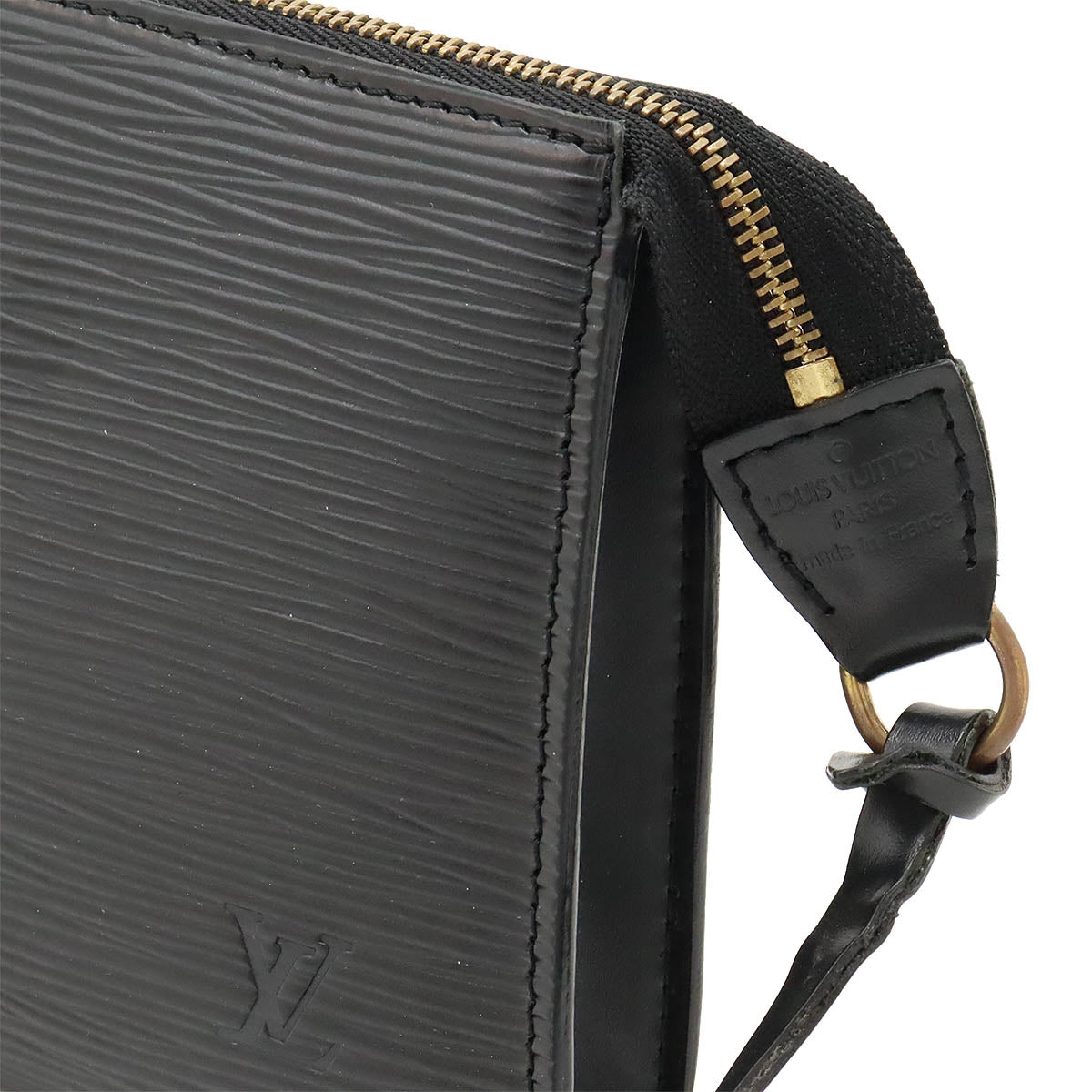 Louis Vuitton Epi Leather Pochette Handbag Black