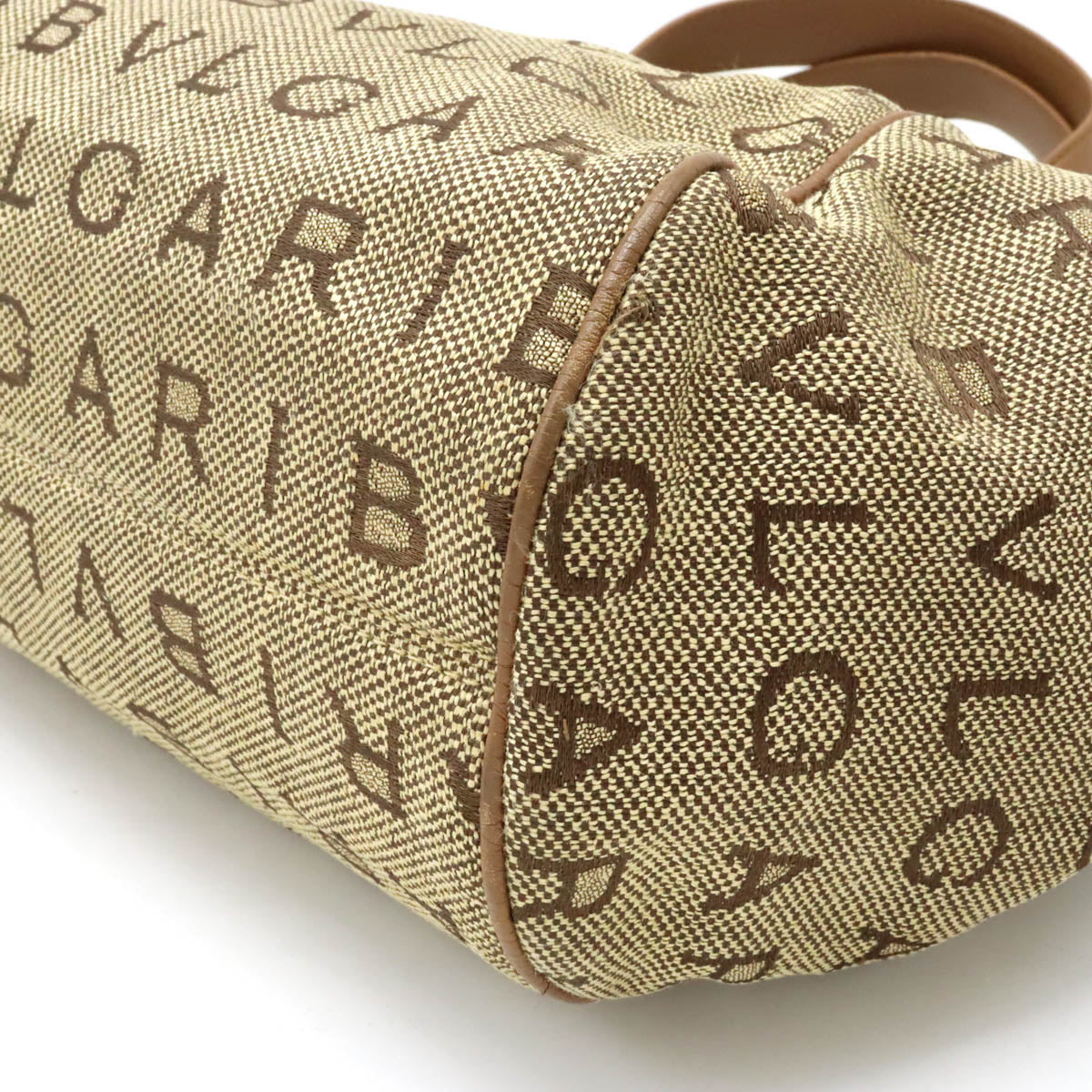 Bvlgari Logo Mania Maxi Letter Tote Bag