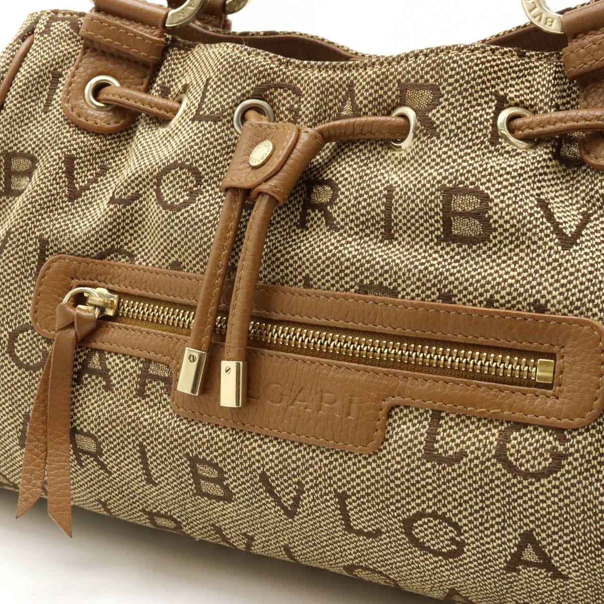 Bvlgari Logo Mania Maxi Letter Tote Bag