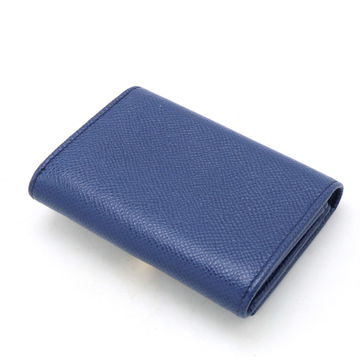 Bvlgari Grain Leather Logo Clip Card Case 30420