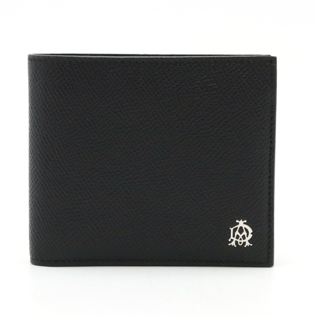 Dunhill BOURDON Leather Bifold Wallet Black L2X232A in Pristine Condition