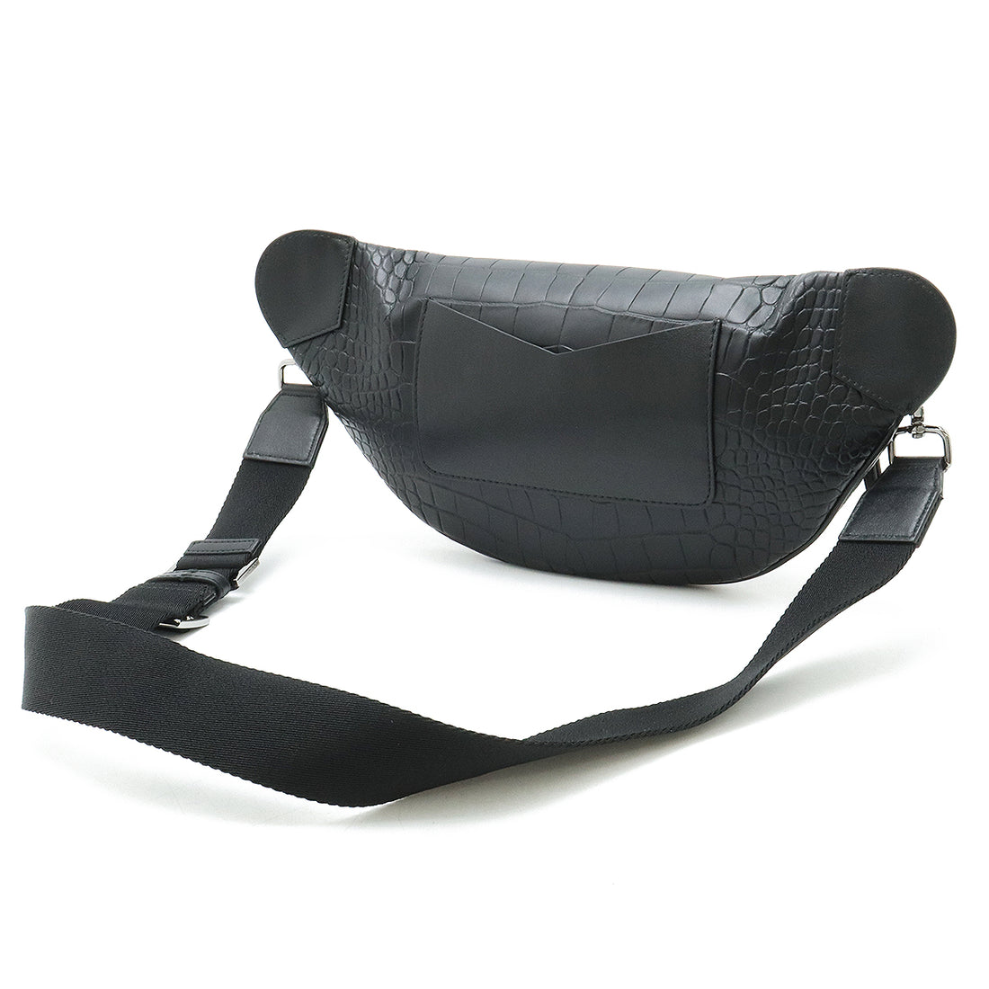 Jimmy Choo Croc-Embossed Leather Waist Bag