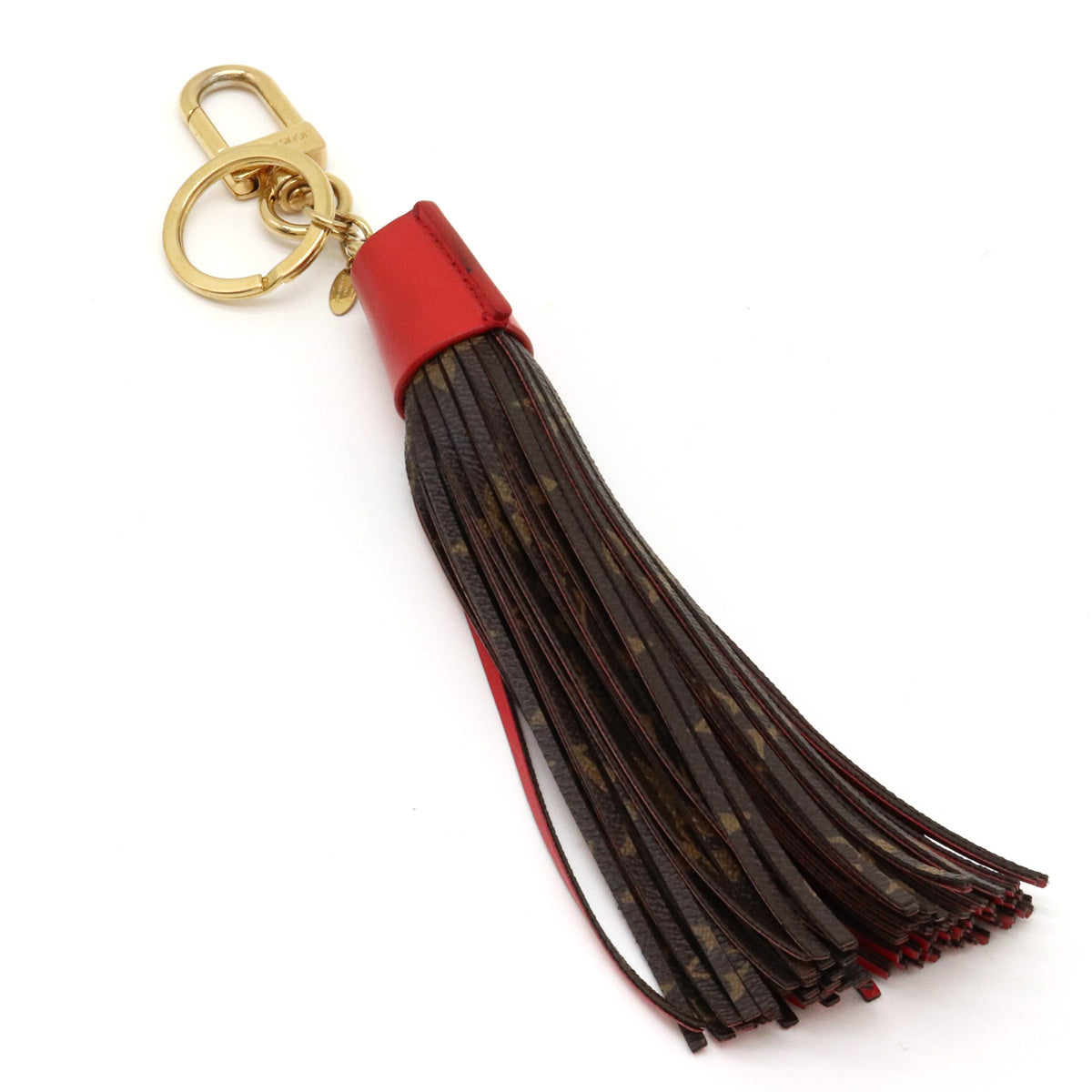 Louis Vuitton Monogram Key Holder Tassel Fringe Bag Charm M78616 in Very Good Condition