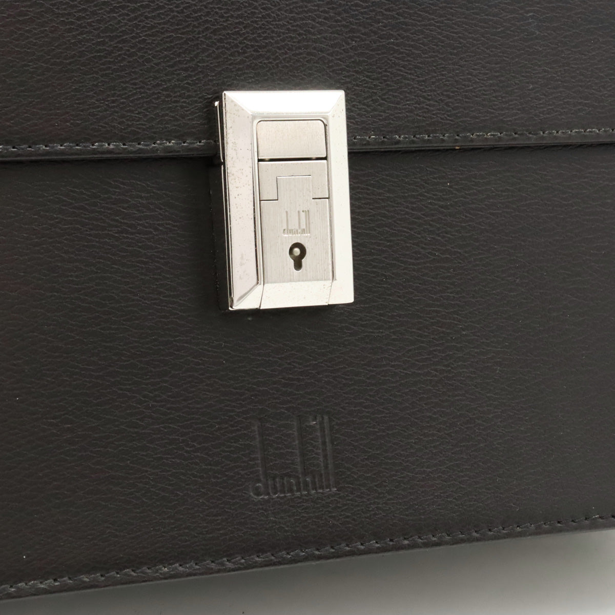 Dunhill Leather Clutch Bag LT9010A in Very Good Condition