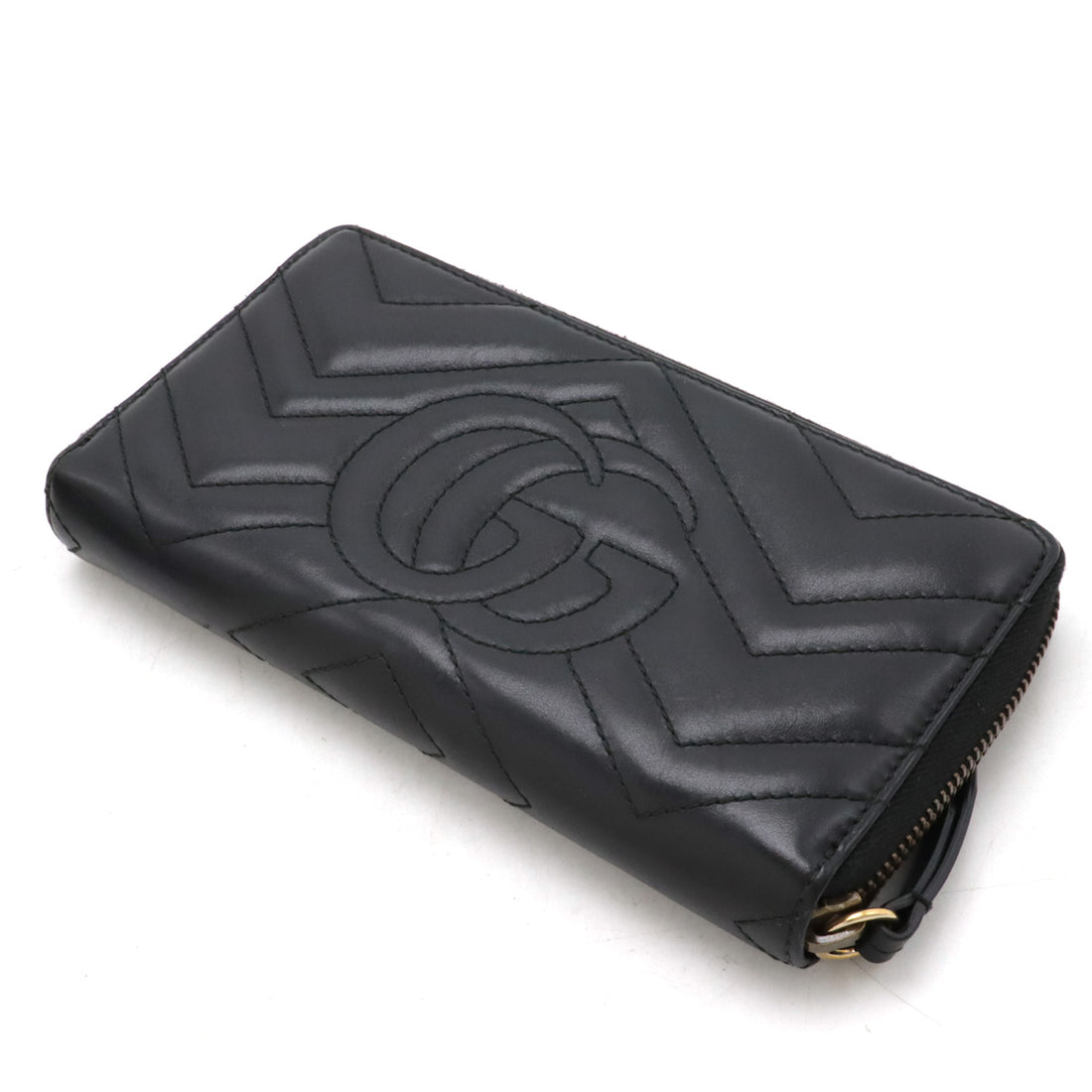 Gucci GG Marmont Quilted Leather Zip-Around Wallet 443123