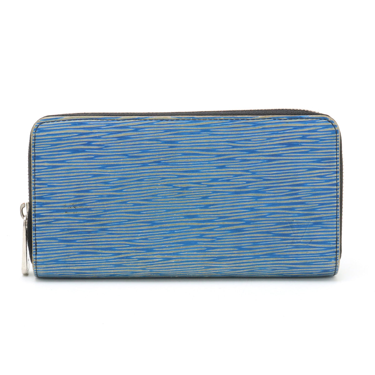 Louis Vuitton Epi Denim Zippy Wallet Blue