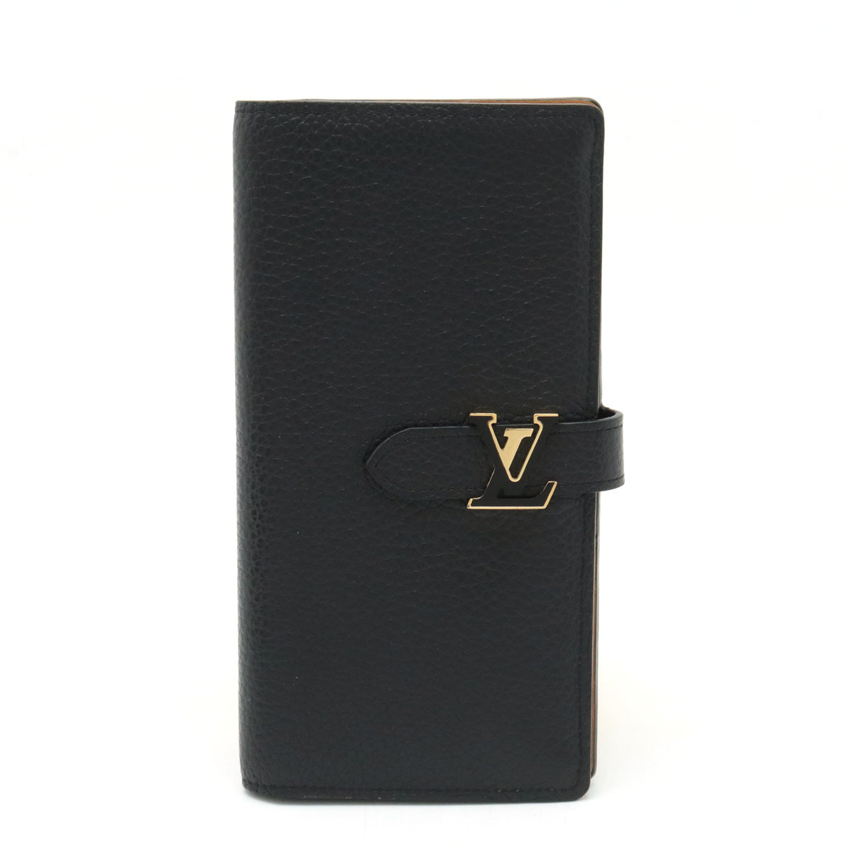 Louis Vuitton Black Vertical Wallet M81330