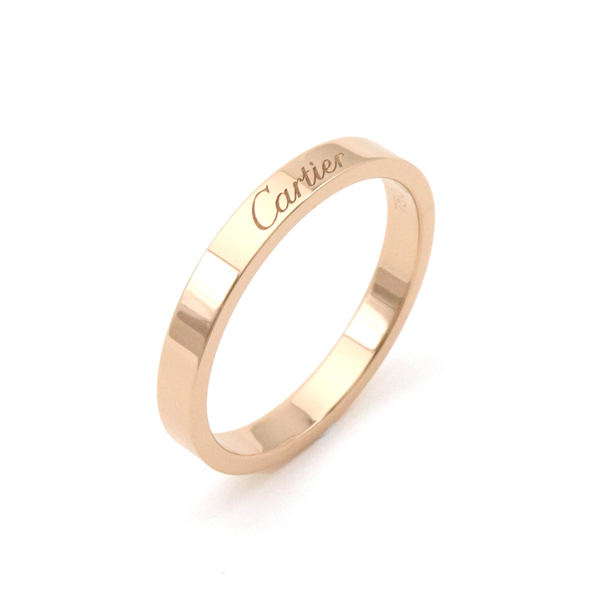 Cartier C de Cartier Wedding Ring K18PG Pink Gold B4087200 in Pristine Condition