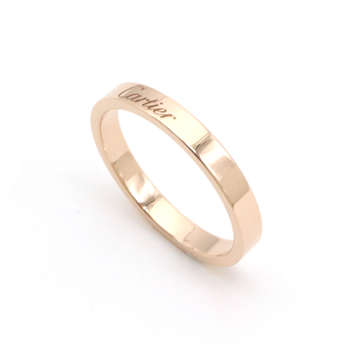 Cartier C de Cartier Wedding Ring K18PG Pink Gold B4087200 in Pristine Condition