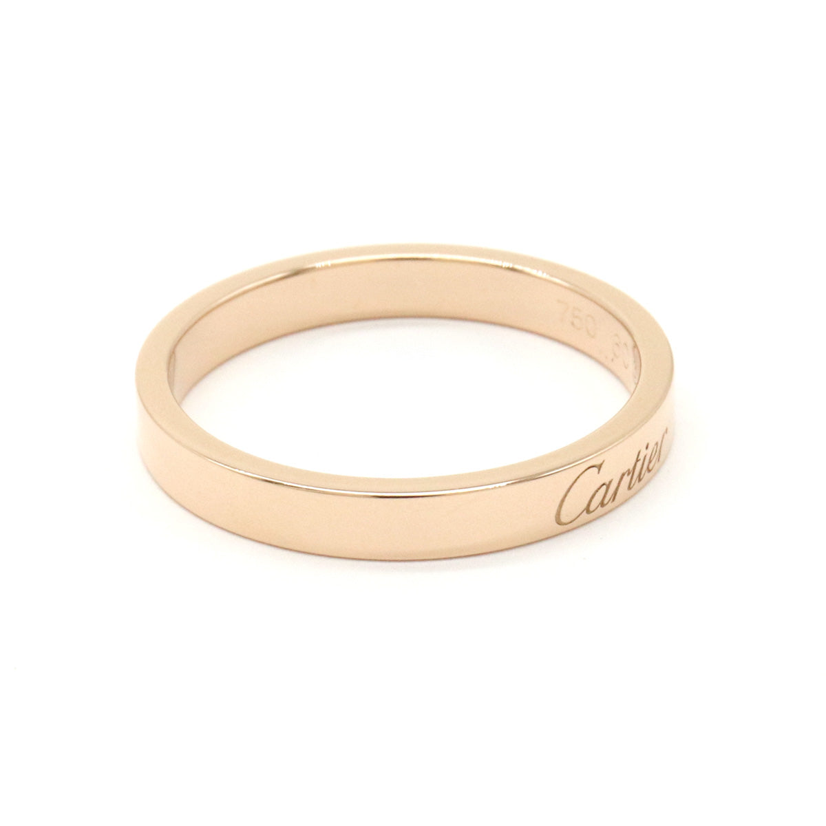 Cartier C de Cartier Wedding Ring K18PG Pink Gold B4087200 in Pristine Condition