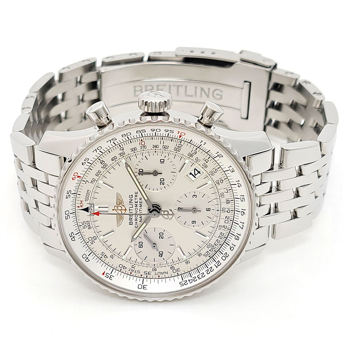 Breitling Stainless Steel Automatic Chronograph Watch A23322