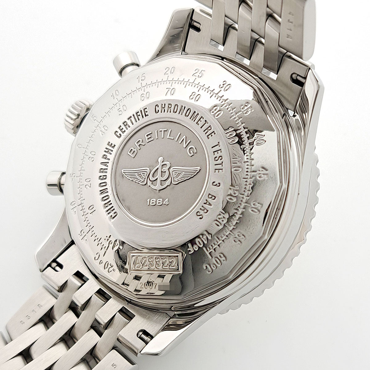 Breitling Stainless Steel Automatic Chronograph Watch A23322