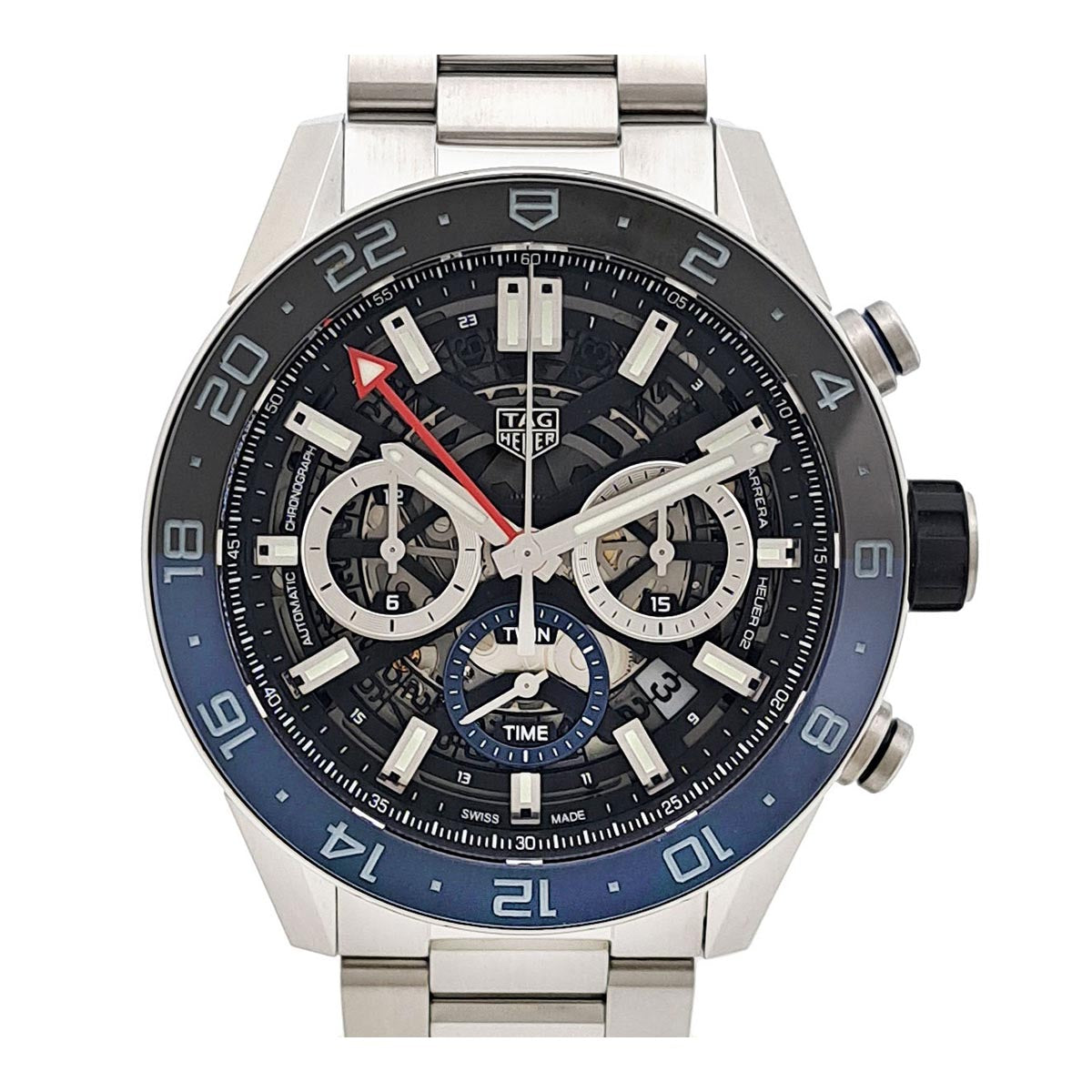 TAG Heuer Carrera Calibre Heuer 02 Chronograph GMT Watch